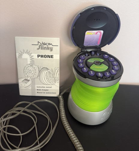 Neon slinky phone retro - slinky,
