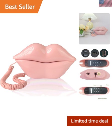 Novelty lip shaped landline - novelty, lip-shaped