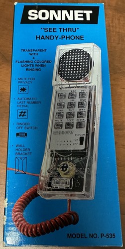 Vtg see through landline - vtg, see-through,