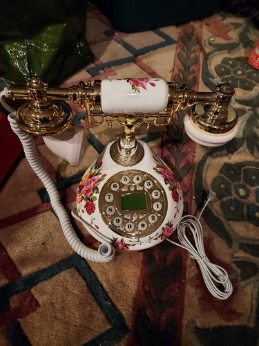 Vintage landline phone retro - vintage,