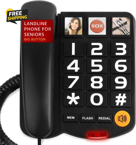 Big button phones - button,