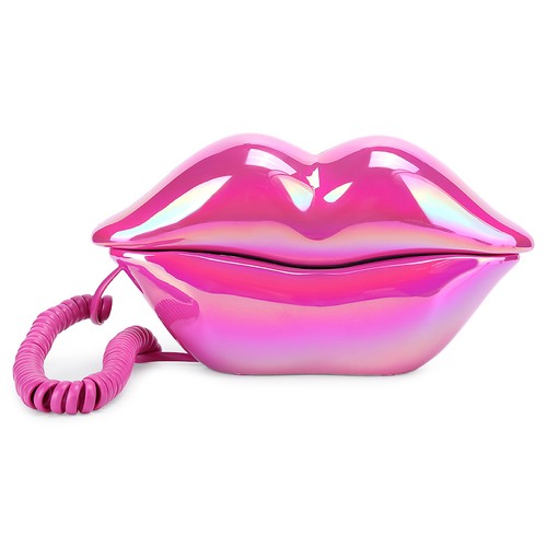 Red lip shape - red, landline