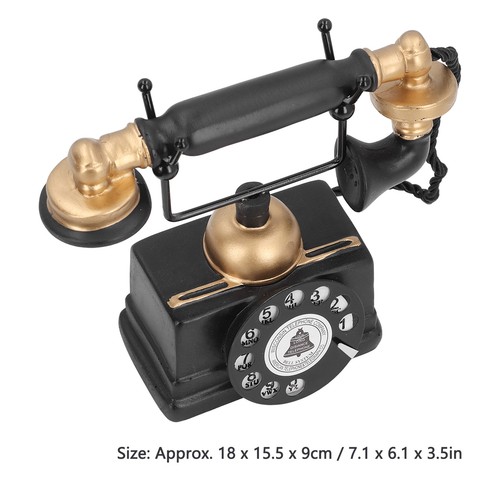 Vintage phone figurine - vintage,
