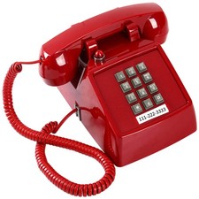 Traditional Red Landline